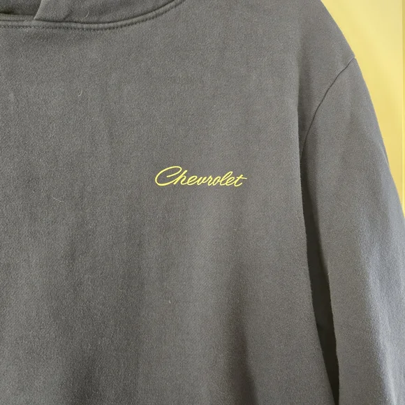 Chevrolet Classic Hoodie, Navy Blue, Size M - Picture 2 of 6